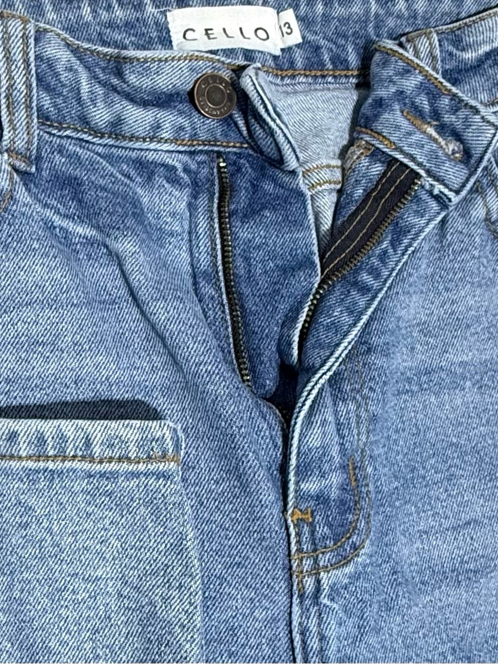 Cello Men's Light Blue Straight Jeans